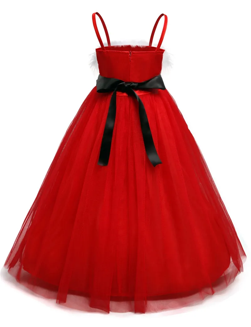 Abito da cocktail ragazza natalizia