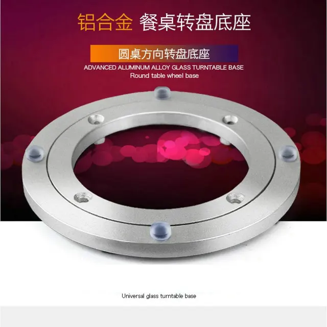 Special Offers HQ SS01 ADVANCED Muted and Anti Skid Soft Rubber Tips Aluminium Alloy Lazy Susan Turntable Dining Table Swivel for Kitchen Special Offers HQ SS01 ADVANCED Muted and Anti Skid Soft Rubber Tips Aluminium Alloy Lazy Susan Turntable Dining Table Swivel for Kitchen