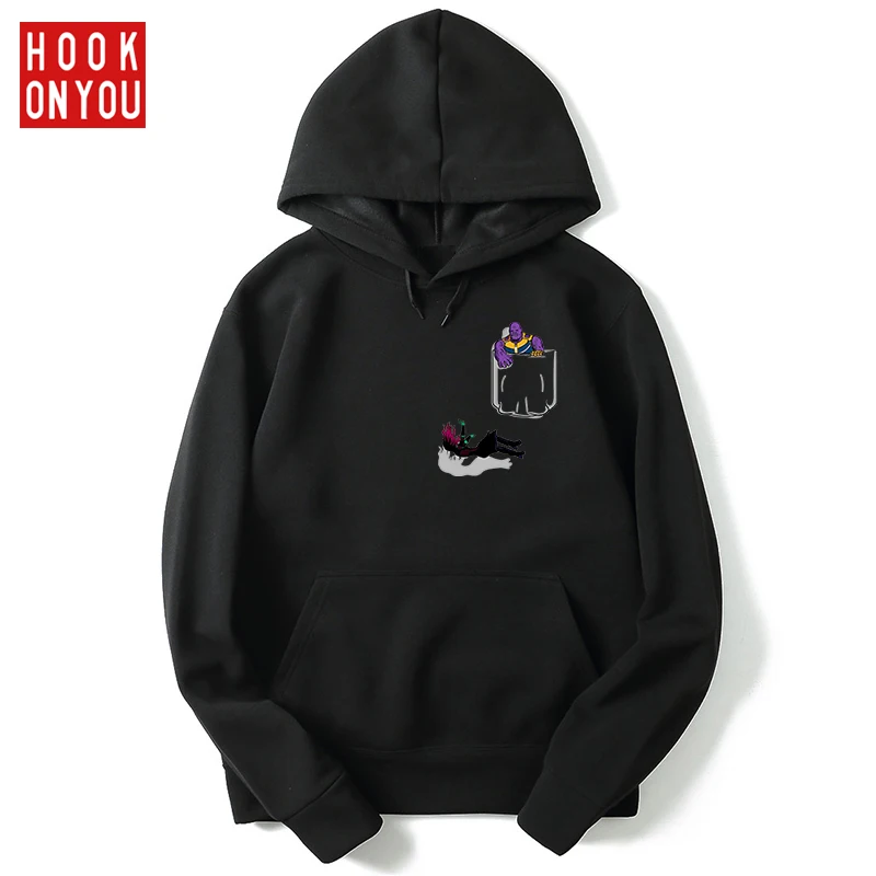 

New 2018 Winter Men/women Gamora Thanos Infinity War Sweatshirts Funny hooded Long Sleeve Hoodie