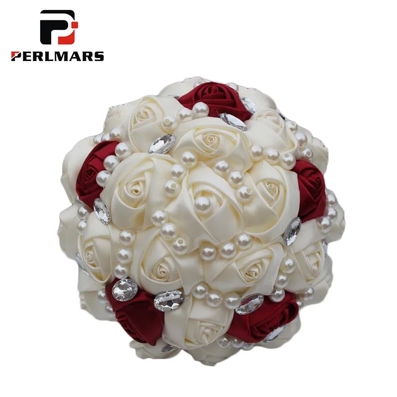 Goedkoop Bruidsboeket Wedding Party Accessoires Bridal Holding Bloemen Rose Bloem Als Valentijnsdag Geschenken Home Decoratie Ambachten