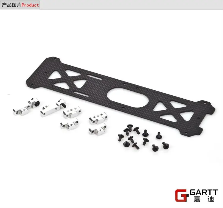 

Freeshipping Gleagle GL550 Carbon Fiber Base Plate Assembly 100% compat Align Trex 550 RC Helicopter
