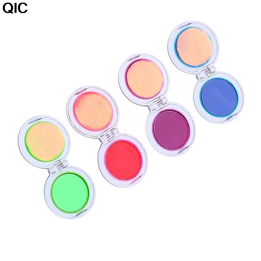 4 шт./компл. с 4 разноцветная краска для волос временный Мел для волос порошок мягкий салон цвет волос DIY мелки для волос