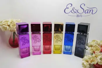 

Wholesale PT080-30ML peony sprayed color perfume glass spray bottles 100pcs/lot