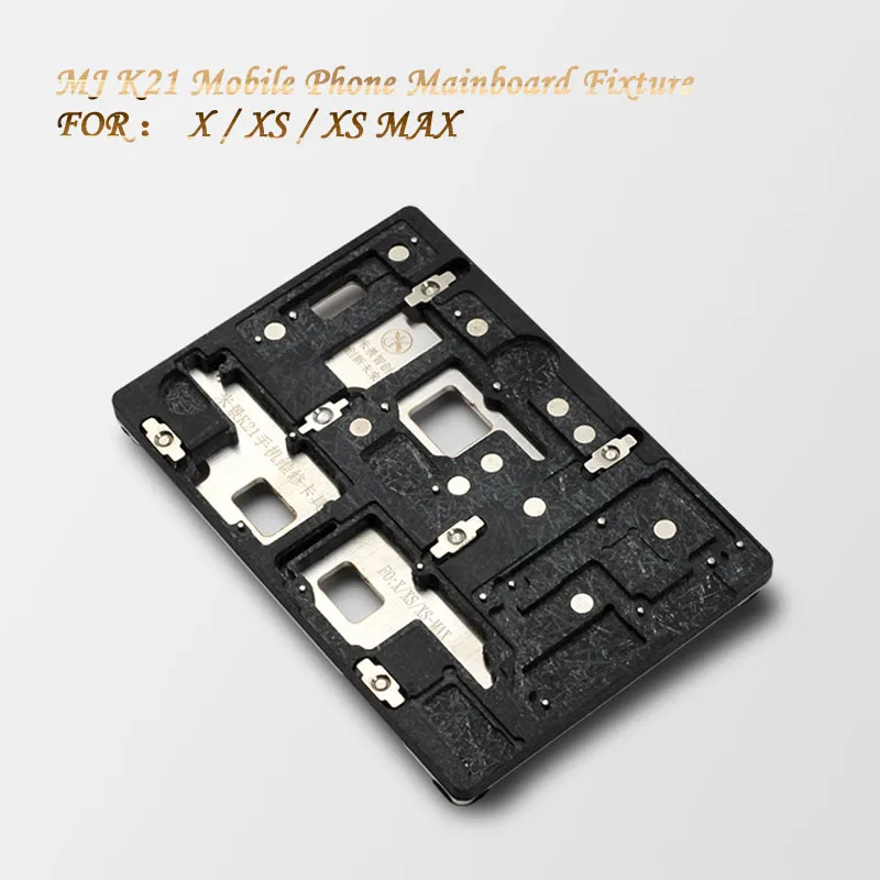 MJ K21 PCB Holder Fixture For iPhone X/XS/XS MAX Micro Soldering Repair Station Fixing Tools MJ K21 PCB Holder Fixture For iPhone X/XS/XS MAX Micro Soldering Repair Station Fixing Tools