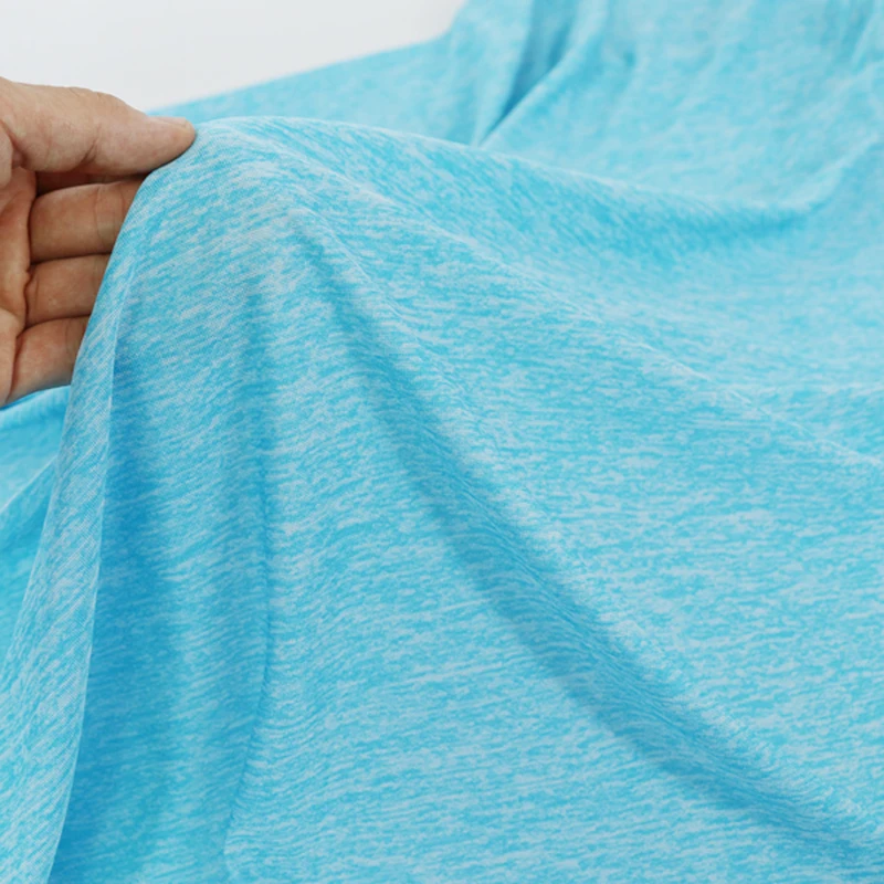 

50cm*170cm Blue Tshirts Sewing underwear Material Cloth Fashion Jersey Sportswear Knit clothing Fabric Textiles