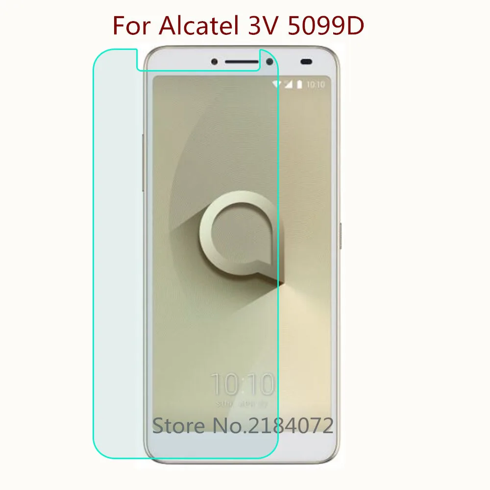 

9H 2.5D Screen Protector Glass Phone For Alcatel 3V 5099D Phone Tempered Glass SmartPhone Front Film Protective Screen