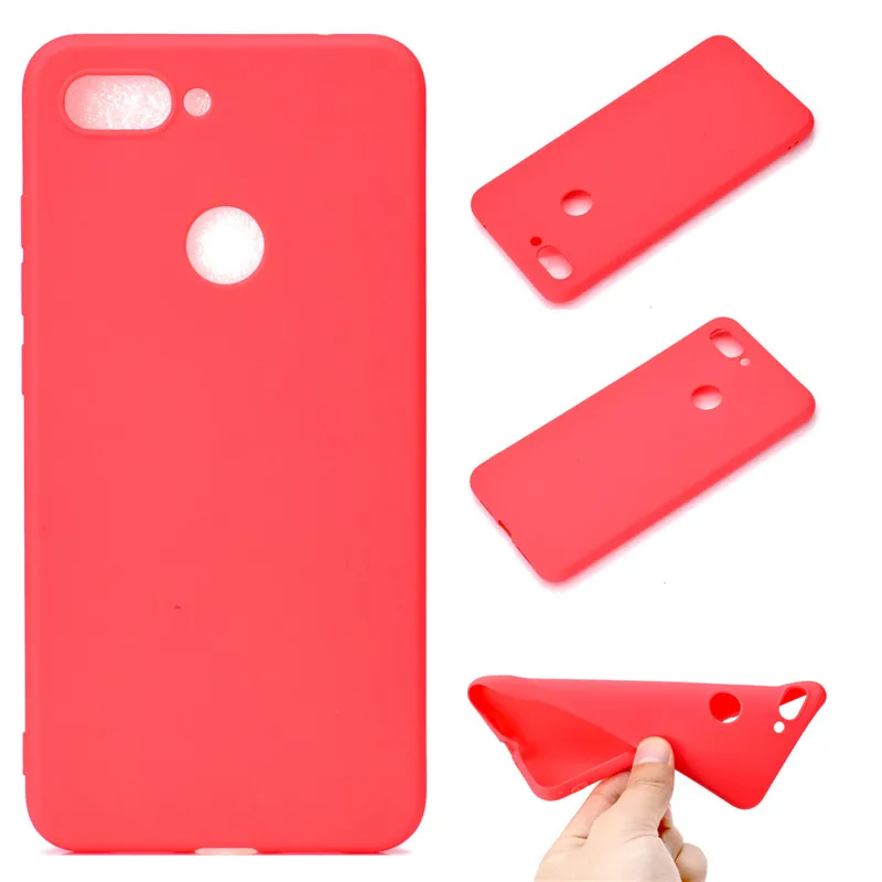 

Candy Color Cover For Xiaomi Mi 8 Lite Mi8 Lite Case Soft TPU Ultrathin Designer Mobie Phone Cases Capinha