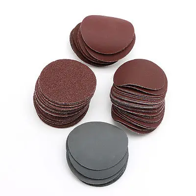 

100Pcs 2" 50mm Sander Disc Sanding Polishing Pad Sandpaper 80-3000 Grits