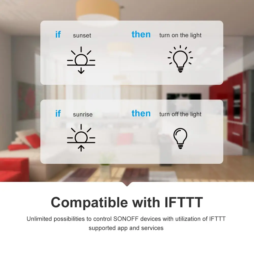 3 шт. SONOFF RF Wifi беспроводной DIY умный переключатель Moudle Поддержка приложения/RF/Voice/LAN управление для умного дома работает с 433 МГц пультом дистанционного управления