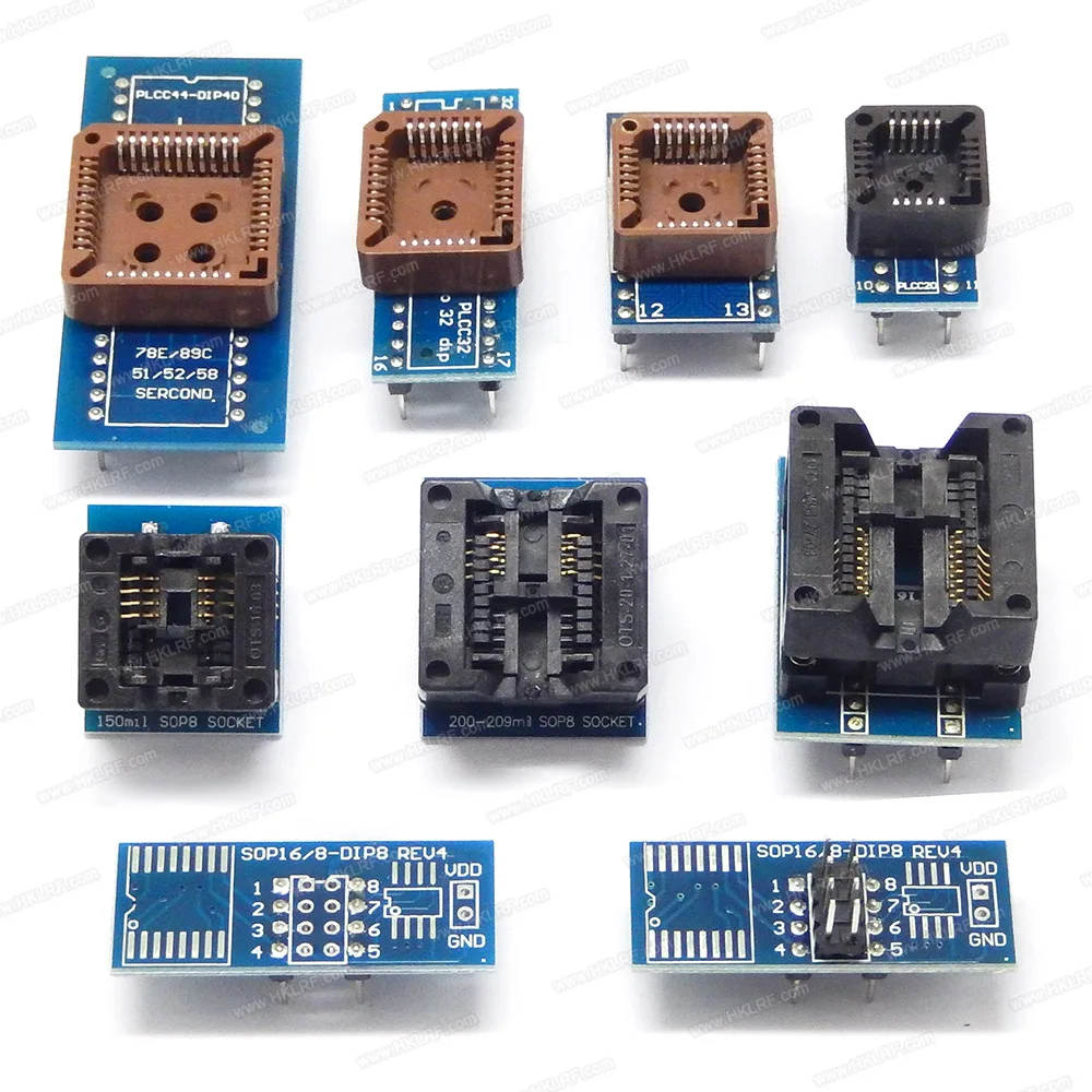 XGECU новые TL866ii плюс программист+ 12 предметов EPROM флэш-адаптер BIOS ИС EEPROM FLASH 8051 AVR MCU GAL ПИК SPI