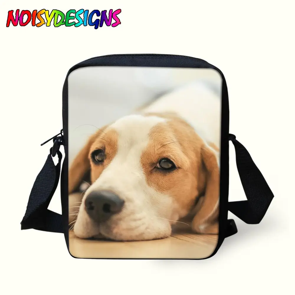 Школьные сумки Beagle с животными сумка мессенджер винтажная через плечо для