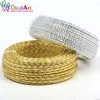 OLINGART 5M/lot 2.0mm Pattern Aluminum wire gold / silver soft craft versatile metal wire necklace DIY Handmade jewelry making ► Photo 2/4