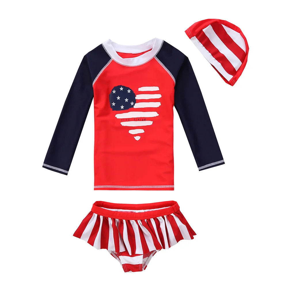 

VIVOBINIYA FREE SHIPPING UPF50+ Children swimwear baby boy swimsuit kids bathing suit baby girl swim suits 3pcs Spa swimsuit