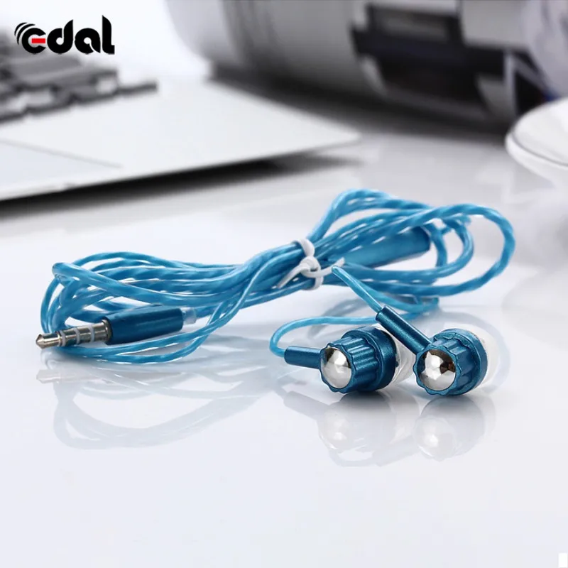

Universal In-ear Transparent Stereo Earphone 3.5mm for Mobile Phone With Microphone Sport Earphone