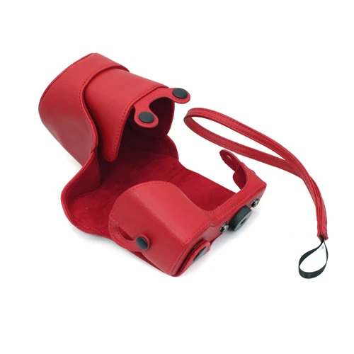 Кожаный чехол для камеры Sony E NEX 5 NEX5 фотокамера red NEX5N|case uk|bag trashcase vanguard |