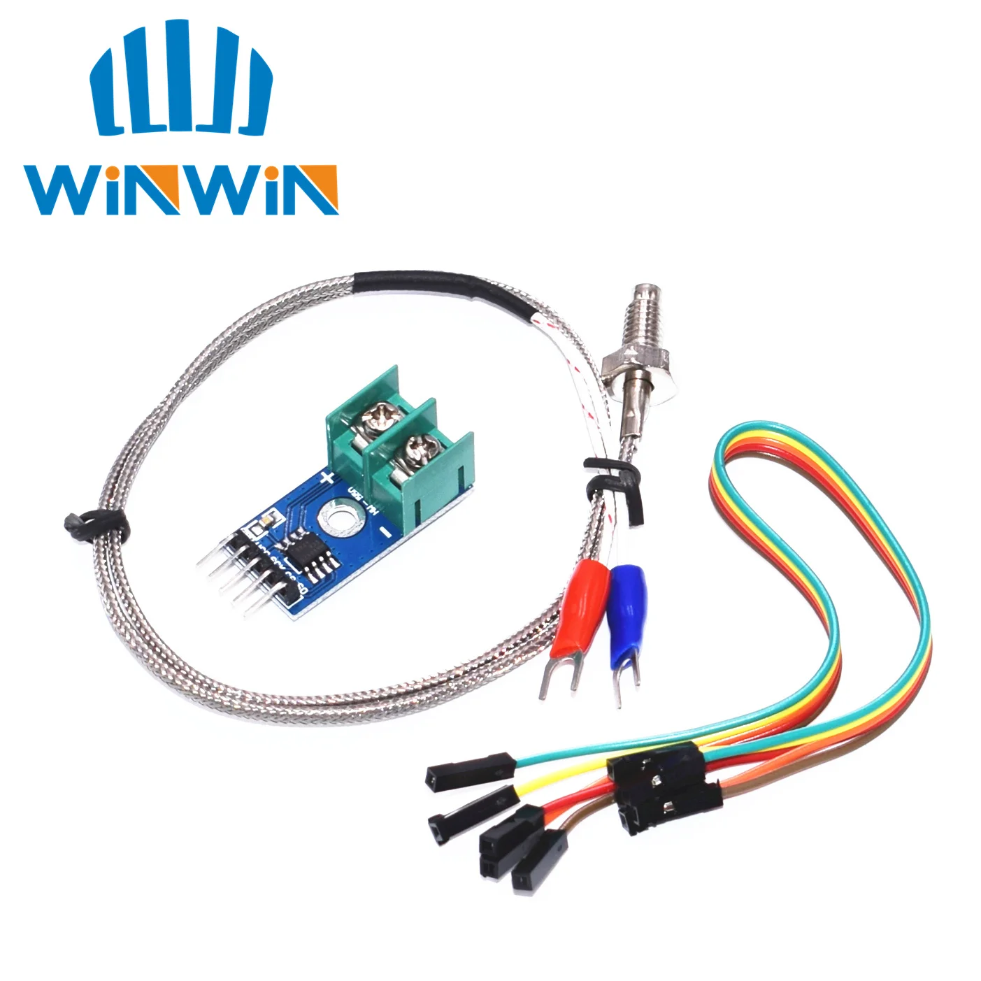 

A83 1pcs MAX6675 K-type Thermocouple Temperature Sensor Temperature 0-800 Degrees Module
