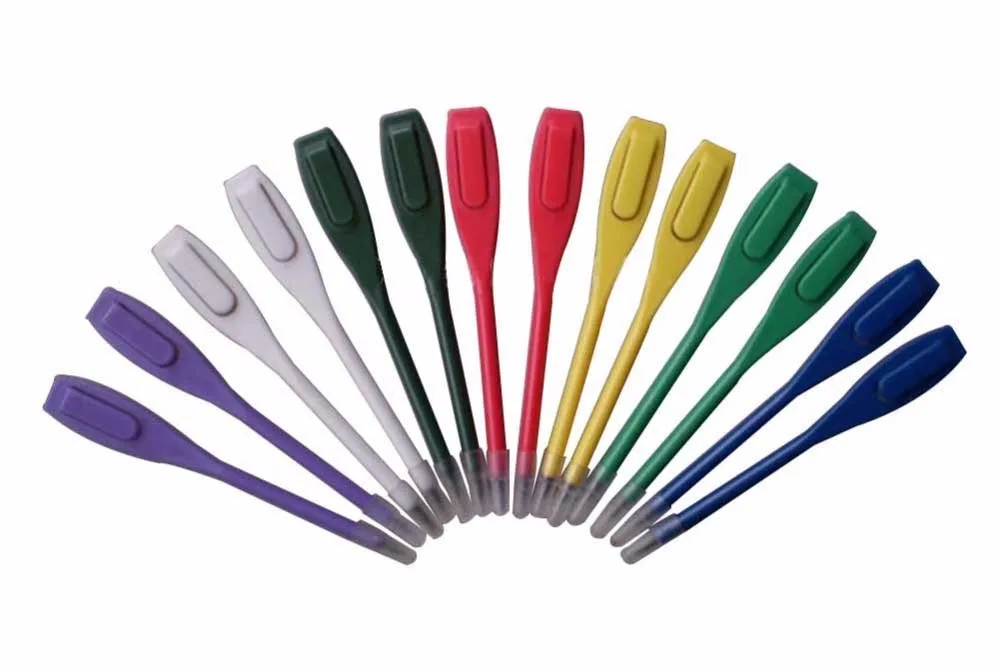 CRESTGOLF 20 штук/пачек разных Цвет Пластик гольф клип оценка карандаши Mutil Цвета