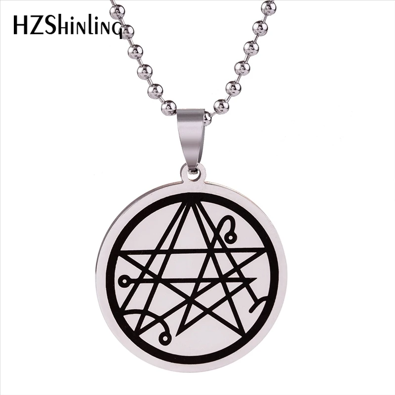 Новинка 2018 подвеска из нержавеющей стали с виниловой наклейкой Sigil of the Gate