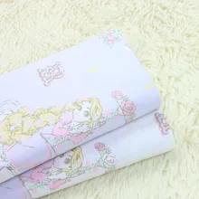 Хлопковая Поплиновая ткань высокой плотности с рисунком красивой девушки лошади, чистый хлопок, ручная работа, сделай сам, одежда A674