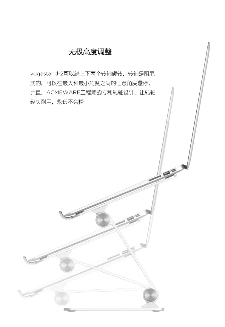 LARICARE подставка для ноутбука из алюминиевого сплава для Macbook. Подставка для планшета для IPad Surface Pro. Поддержка всех ноутбуков и планшетов