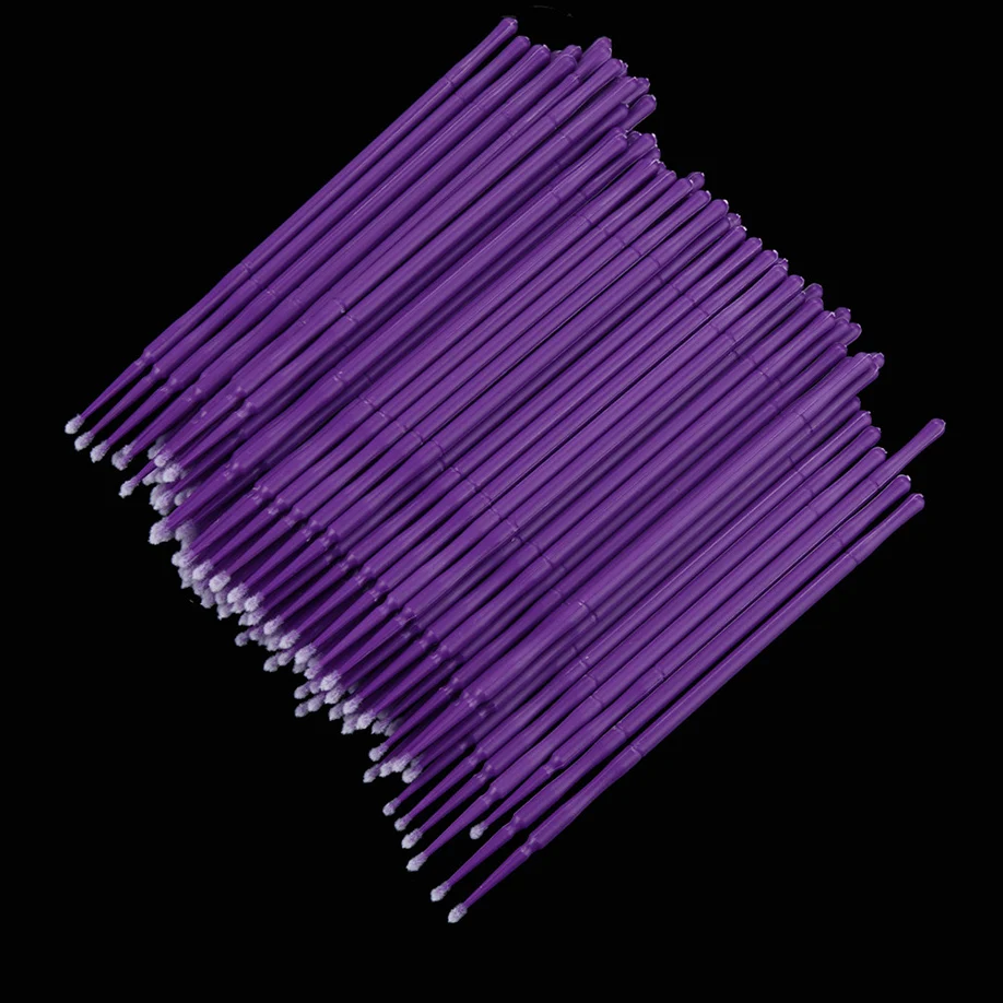 

wood cotton swab cleaning cotonetes 100Pc/ Bottle Microblading Micro Brushes Swab Lint Free Tattoo Brush embroidery sticks