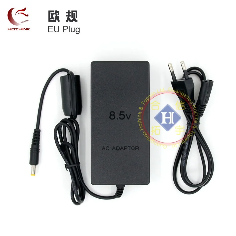 

HOTHINK EU AC Adapter Power Supply Charger Cord for Sony Playstation PS2 Slim 70001 7004 7008 700x Series DC 8.5V