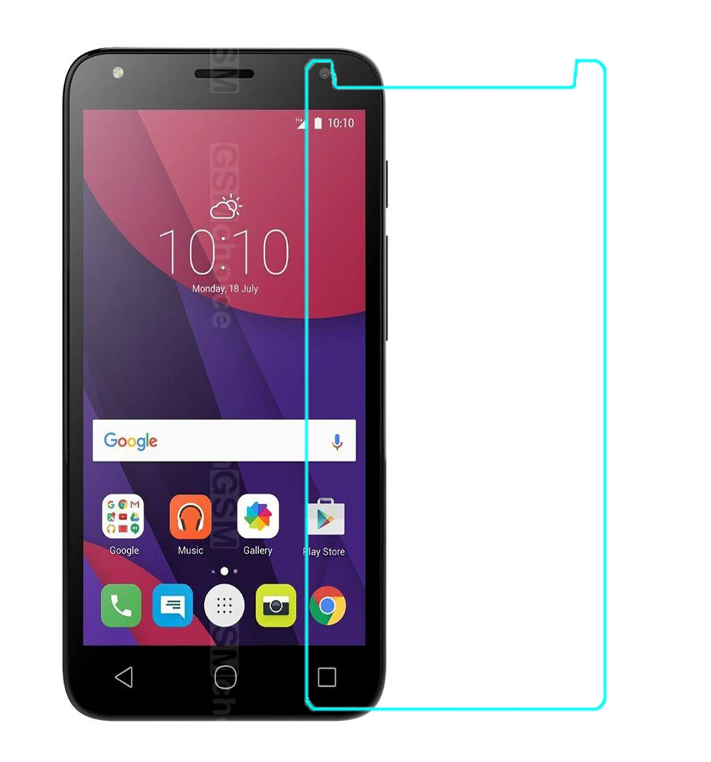 Для Alcatel One Touch Pop 3 5 0 протектор экрана взрывозащищенное Закаленное стекло пленка