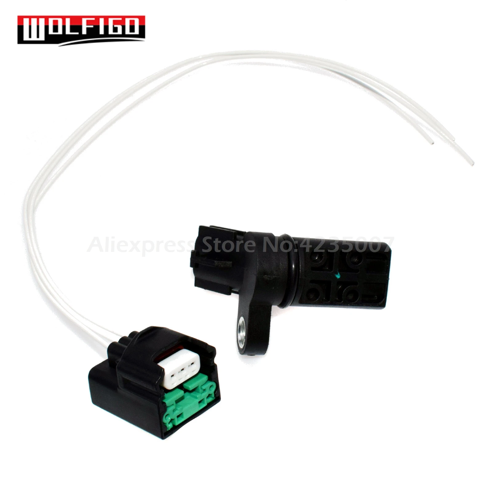 

WOLFIGO New 23731-AL61A Camshaft Position Sensor with Pigtail Harness Connector For Infiniti FX35 G35 23731-AJ616