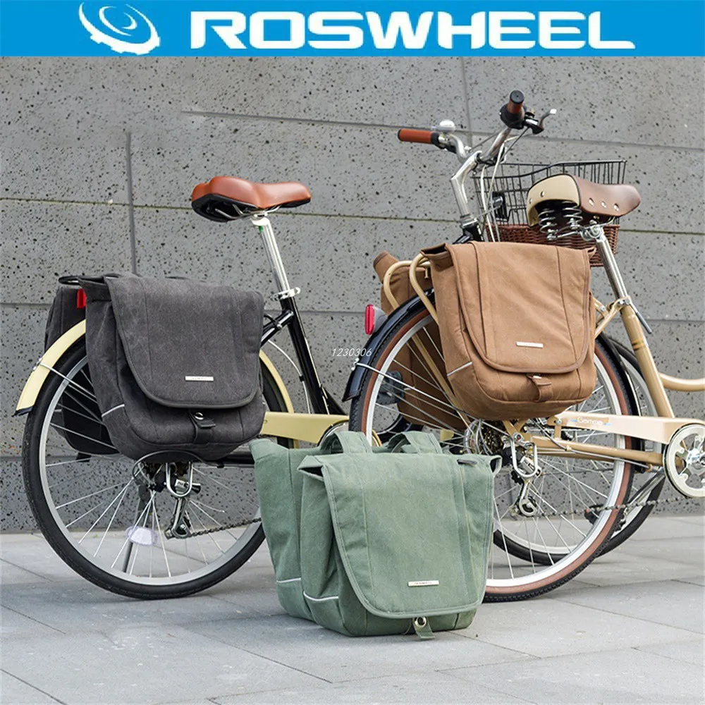 ROSWHEEL font b Bicycle b font font b Bag b font MTB Road Rear Rack Bike