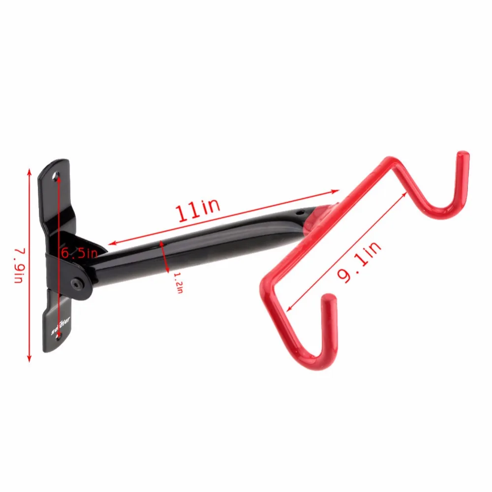 Крепление на стену для велосипеда, стойка для груза, крепкий стальной крючок, велосипедный настенный держатель, парковочные стойки, аксессуары для велоспорта, запчасти