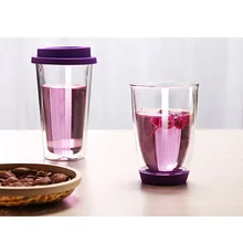 JASHII 1 шт. термостойкая стеклянная чашка с двойными стенками пиво кофе Набор чашек ручной работы Креативные пивные чайные кружки прозрачная Питьевая Посуда