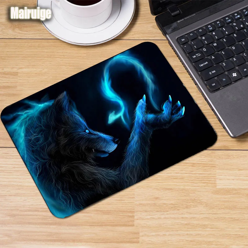 Коврик для мыши Mairuige Werewolf с художественным узором светильник волка игровые