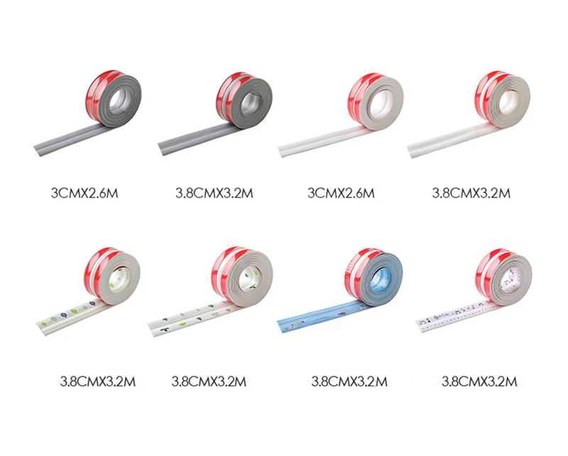 Акрил кухня ванная комната водостойкие плесени трещин клейкие ленты линии угловая раковина швы защиты от влаги столкновения резино