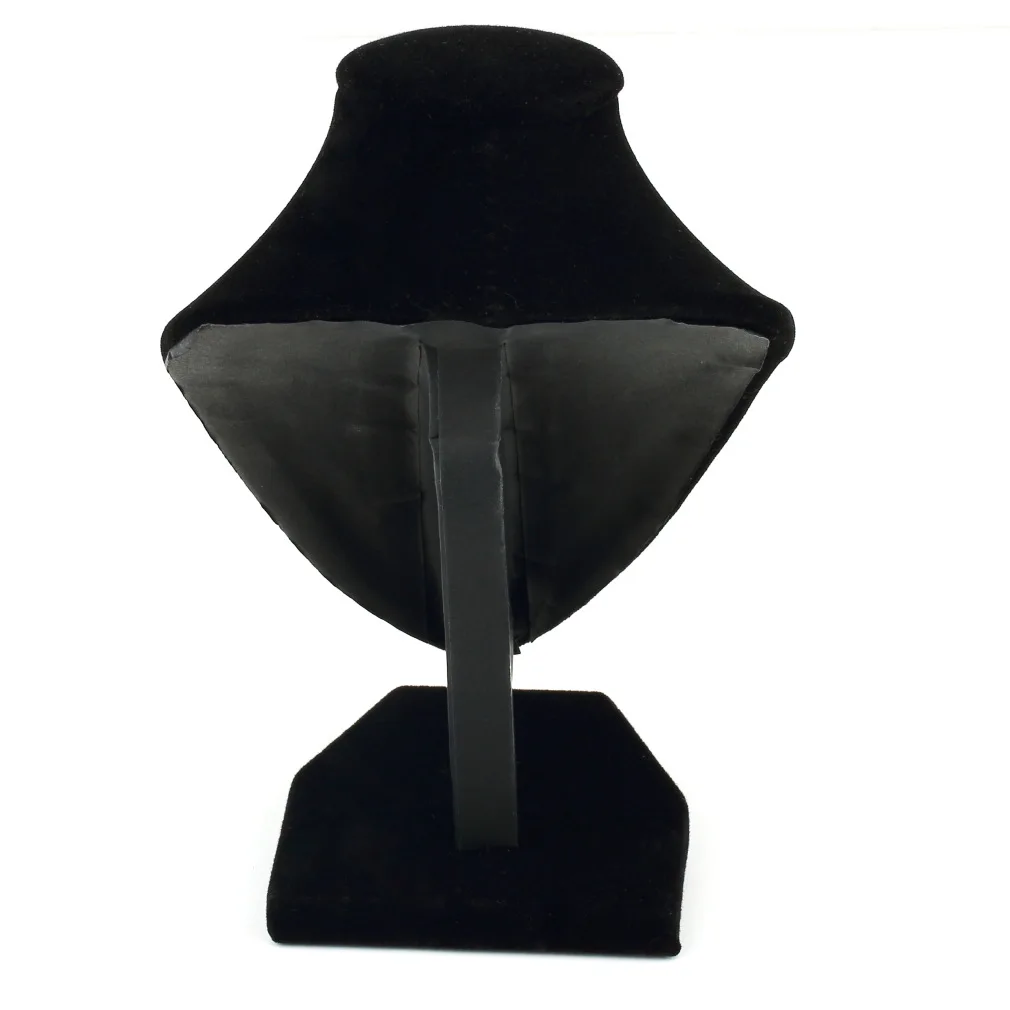 GENBOLI Small Size Necklace Bracelet Pendant Display Stand Rack Jewelry Organizer Showing Holder Velvet Packaging Display Bust