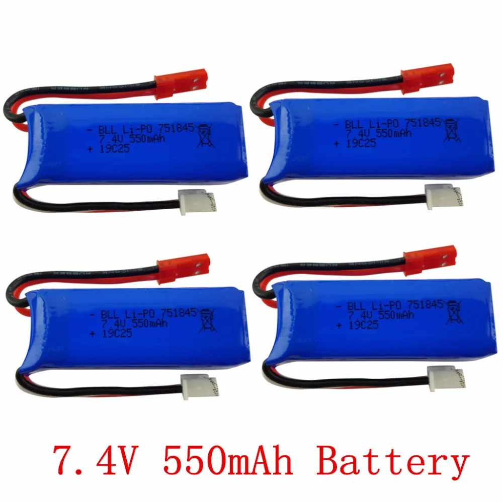 7 4 V 550mAh литиевая батарея для wltoys K969 K979 K989 K999 P929 P939 высокоскоростной пульт