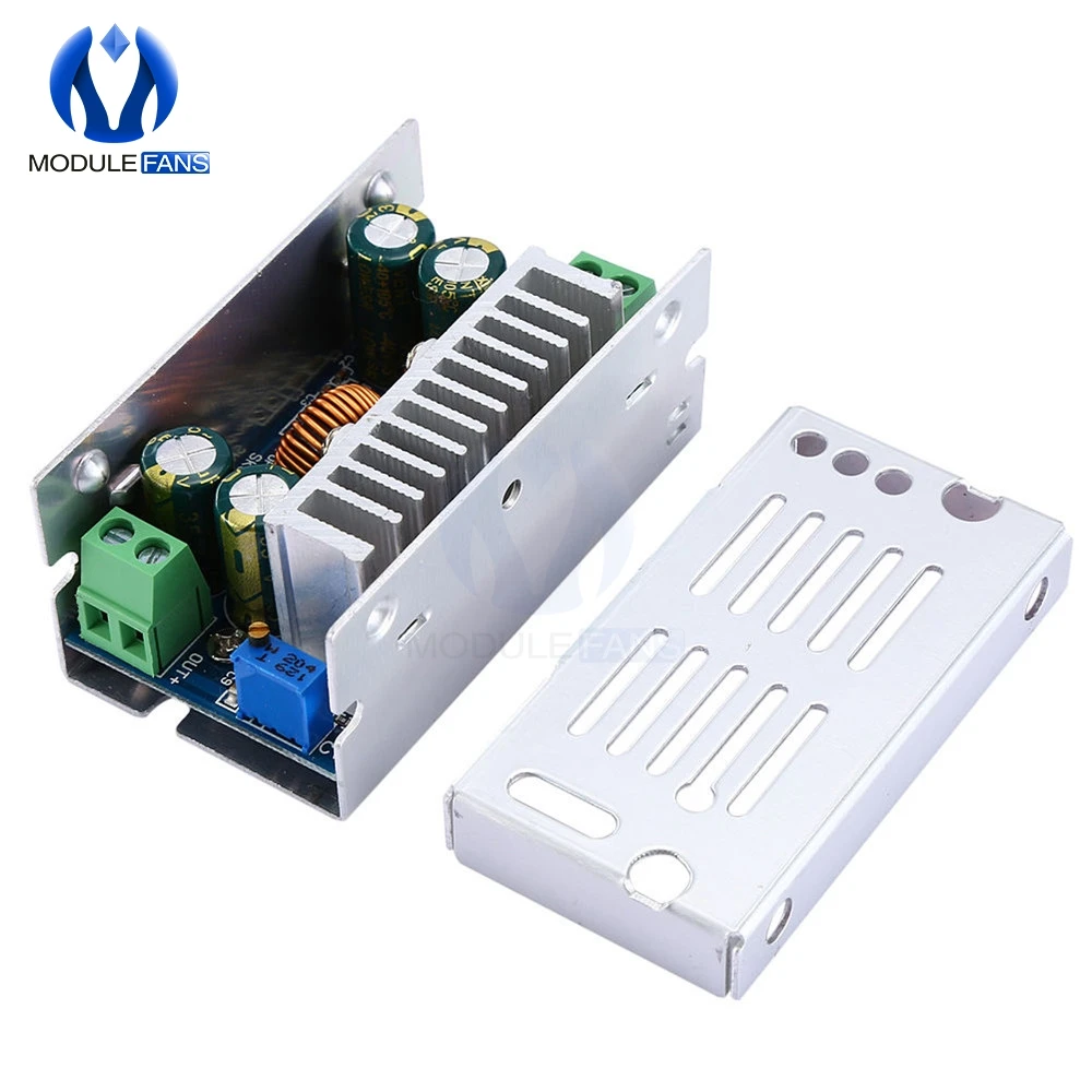 

DC DC 15A 200W 60V Adjustable Step Down Converter Buck Board Adjustable Voltage Module Stabilized Synchronous Rectification