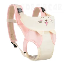 Милый животный милый детский Хипсит рюкзаки для 3-24 месяцев, дышащий носить Спереди детские слинг, эргономичный кенгуру младенческой обертывания