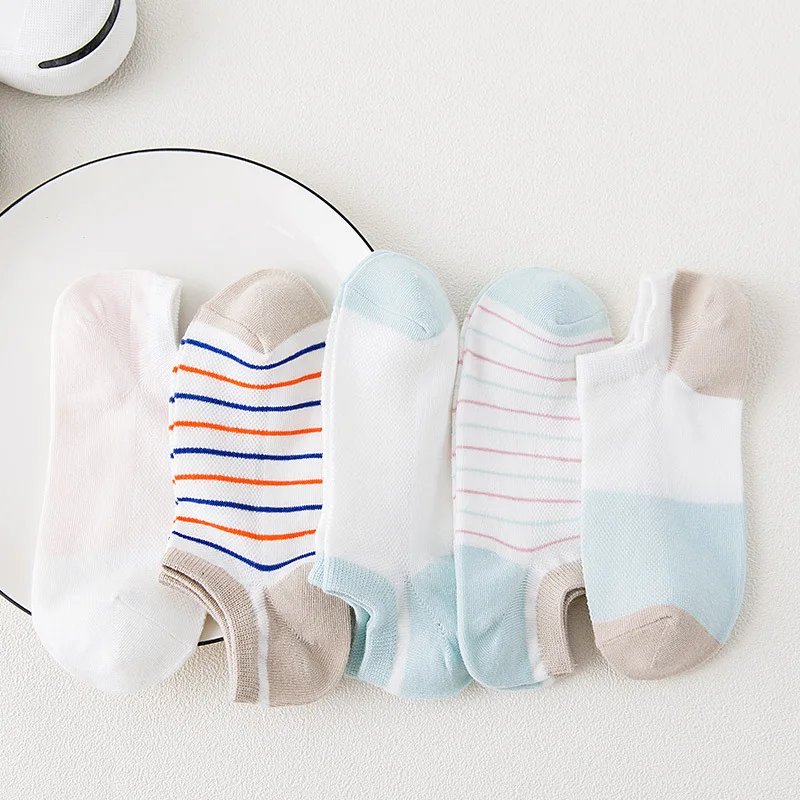 Новые летние женские носки в стиле Харадзюку Skarpetki Damskie, сетчатые носки, женские дышащие хлопковые носки-лодочки, женские Чулочные изделия Meias Calcetines