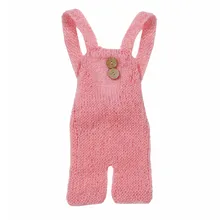 TELOTUNY комбинезон на подтяжках новорожденные фотографии реквизит вязаное крючком для детей Одежда Костюм PY801 c