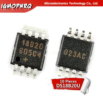 

10pcs New DS18B20U DS18B20 18B20 MSOP-8 Programmable Resolution 1-Wire Digital Thermometer IC