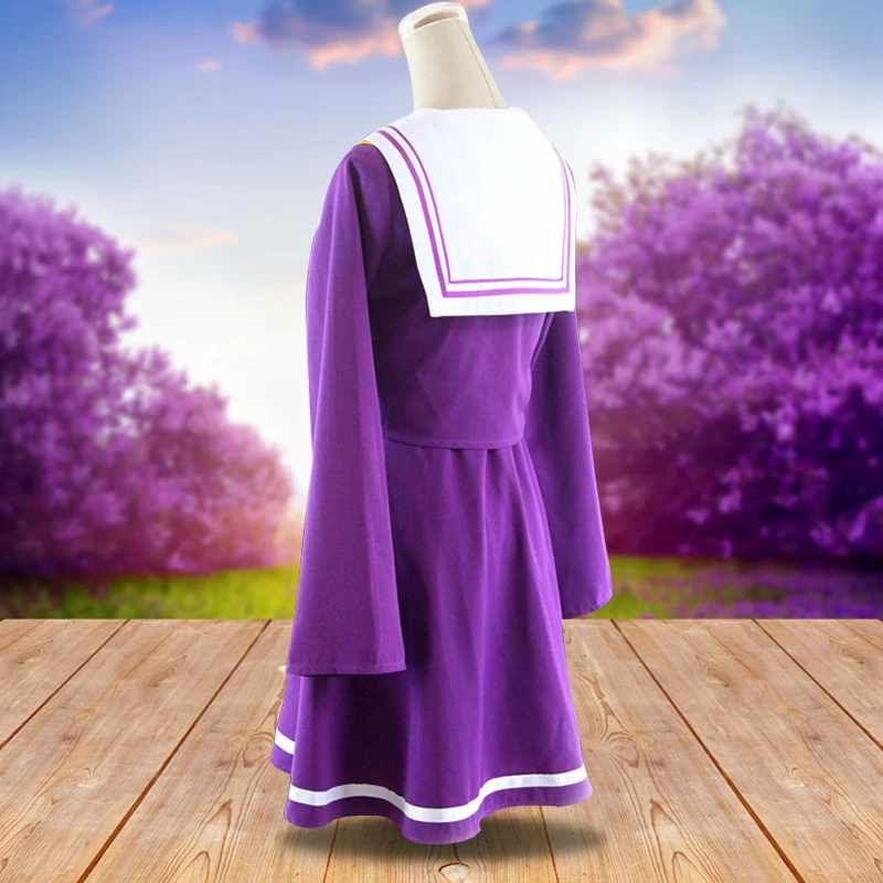 Purple-Blue-Cosplay-No-Game-No-Life-Shiro-Emboitement-Heroine-Sailor-Suit-top-skirt-Bow-tie (3)