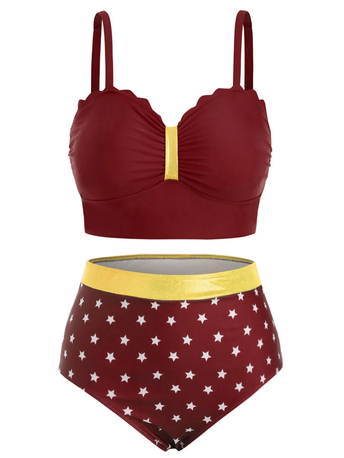 plus size two piece sets swimsuit