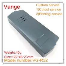 2 шт./партия, изготовление прессформы впрыскивание, АБС-пластик страховочный кожух diy 122*46*23 мм для контроля доступа электронный продукт