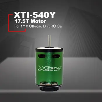 

X-TEAM XTI-540Y 17.5T 3.175mm 2-3S Sensorless Brushless Motor for 1/10 Flat Off-road Drift Climbing RC Car Model Parts