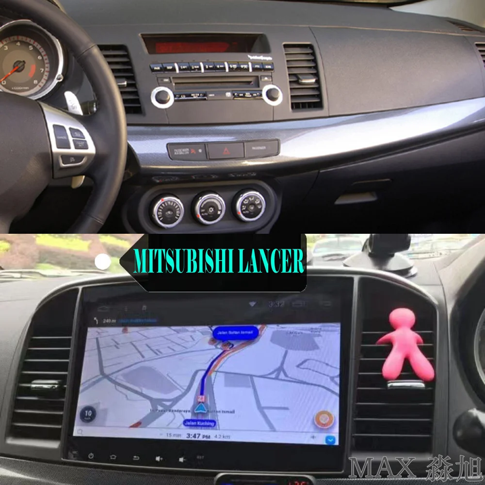 Cheap MAX Android 8.1 Car DVD Player for Mitsubishi Lancer Car Radio RDS GPS Navigation system Free Map Bluetooth Call swc mirror link 5