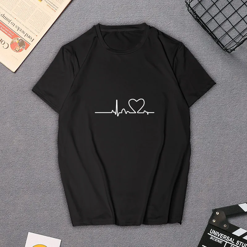 

New T shirt For Women High Quality Summer Women T-shirts Harajuku Love Printed Tops Tee Female T shirt Casual Short Sleeve