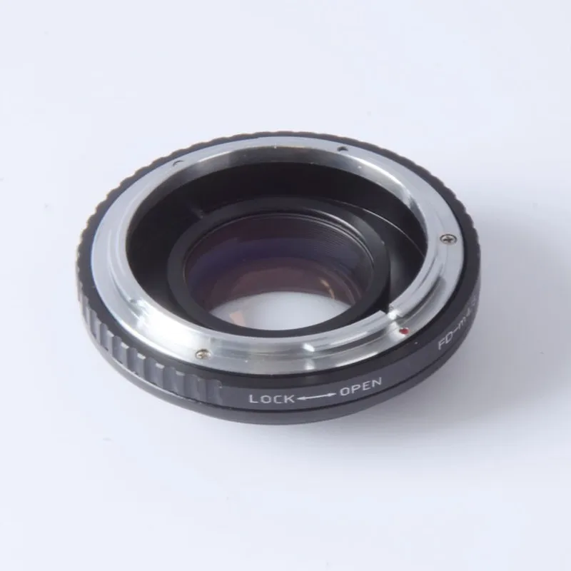 Focal Reducer Speed Booster Turbo adapter ring for FD Lens to m4/3 mount camera GF6 E-PL6 GX1 GX7 EM5 EM1 E-PL5 BMPCC