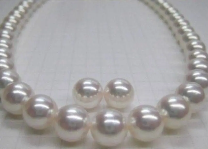 

shippingAAA 9-10MM NATURAL SOUTH SEA WHITE PEARL NECKLACE EARRING FR260 (A0423)