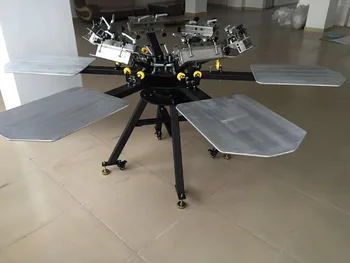 

New style 468 colors carousel screen printing machine for t shirts