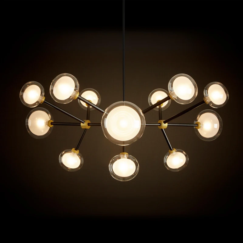

Postmodern Living Room Lights Creative Personality Dendritic LED Chandelier Surface Mounted Hone Ceiling LED Lamp Lighting